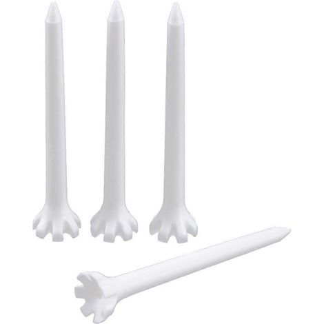 100 pezzi/set 70 mm Picchetti in plastica per terreno Picchetti per sport all'aperto Accessori per attrezzature da allenamento golf (bianco) Valkoinen (1/3)