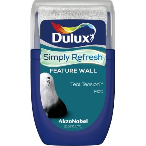 Dulux Simply Refresh Feature Wall Tester Pot - 30ml - Teal Tension