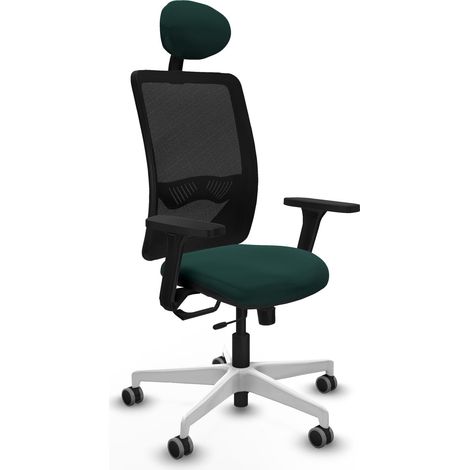 Chaise de bureau piqueras y crespo Zulema noir accoudoirs réglables (1/2)