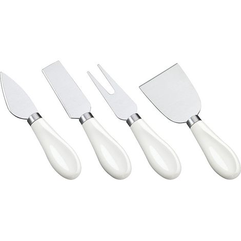 Cilio Formaggio 4-teiliges Käsemesserset mit Porzellangriffen