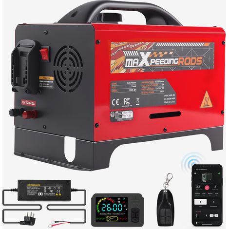 Air Diesel Heater 8KW 12V/24V App +Wireless Startup Power Adapter For Car Boat (1/5)
