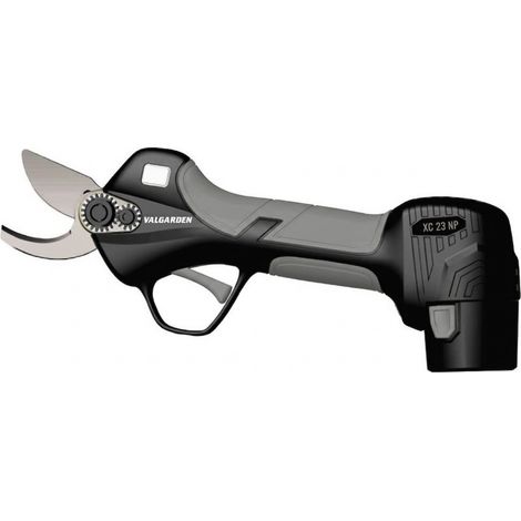 Valgarden XC23NP - Forbice da potatura a batteria 23 mm leggerissima - 2 batterie 2,0 Ah + Caricabatterie