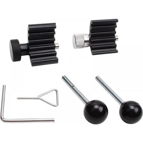 Kit de réglage du moteur Diesel, vanne de verrouillage du vilebrequin de distribution, outil de fixation du vilebrequin du moteur, compatible avec Audi et Volkswagen (1/5)