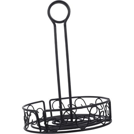 Panier Métallique de Rangement pour Épices avec Étagère Support Condiments Polyvalent pour Cuisine Organiseur Pratique pour Bouteilles et Bocaux Grand
