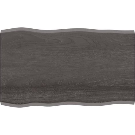 Plateau De Table Dessus de table Moderne bois chêne massif traité bordure assortie 62111 (1/4)