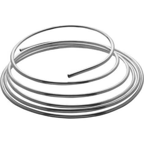 tube de cuivre ASW 451009 10 mm, en rouleaux de 5 mètres, chromé