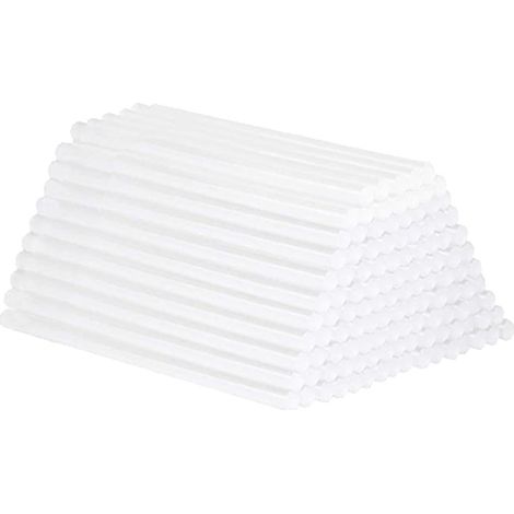 Lot de 200 bâtons de colle universels transparents pour pistolet à colle, 7 x 100 mm, pour bricolage, artisanat, réparations et décorations de festival.