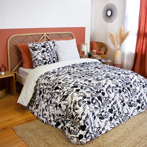 Parure de lit FLORE polyester 240x220 cm (1/5)