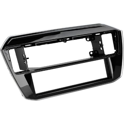 Support Autoradio compatible avec Seat Mii VW UP Skoda City Go 16-21 - Noir brillant