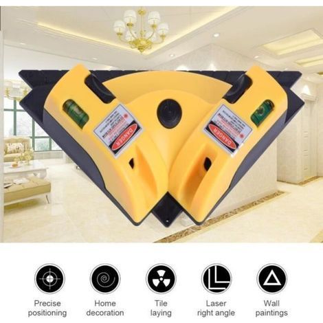 90 degree laser right angle portable ground instrument infrared spirit level line casting instrument (1/4)