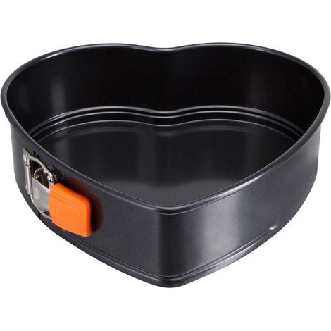 Le Creuset Heart Cake Moule à Gâteau Cœur Noir 25 cm