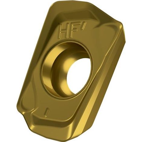 Fräswendeschneidplatte ISO ADEX 070206SR-HF:M8340 D.2,2mm PVD beschichtet Gold (1/2)