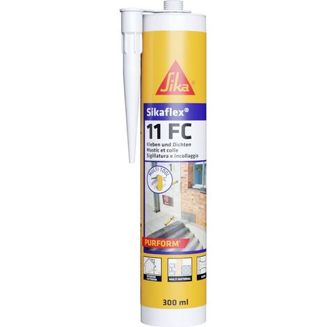 Adesivo sigillante Sikaflex 11FC Purform colore bianco cartuccia 300 ml (1/5)