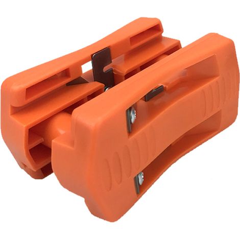 Machine à rogner le bois à tête plate (orange) Raboteuse manuelle, raboteuse manuelle pour le travail du bois, bande de chant, racloir à chants, aplanisseur en plastique, outils manuels pour le travai (1/5)
