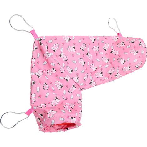 Tunnel d'angle en polyester doux et mignon pour cochons d'Inde et rats, facile à installer, idéal pour les petits animaux de compagnie comme les petites vaches. (1/5)
