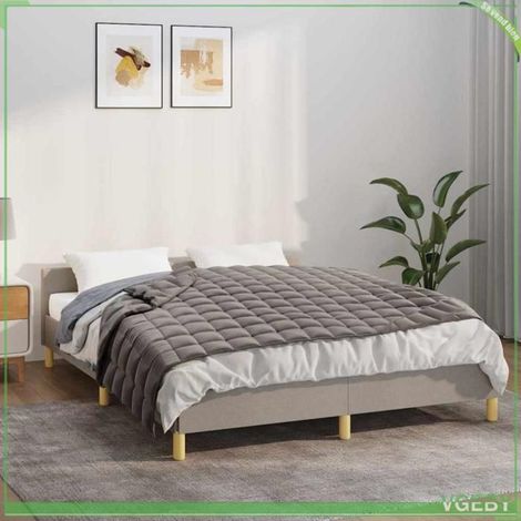 350771 Couverture lestée Gris 120x180 cm 9 kg Tissu (1/5)