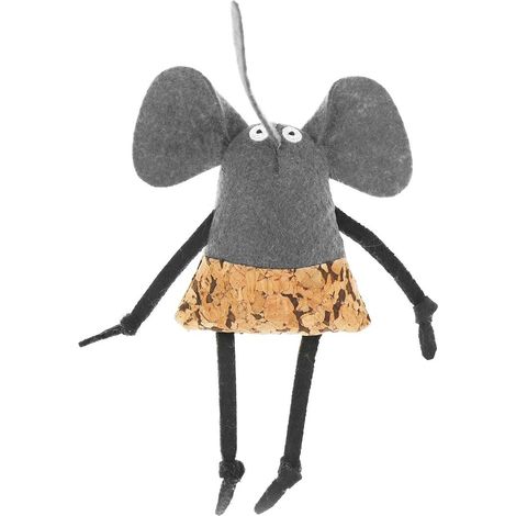 Gioco per gatti corky elefante m 18 cm con sughero