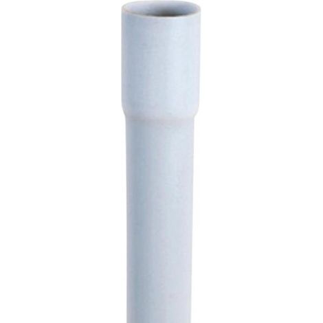 Tube IRL tulipé rigide lisse L3m gris D20mm GEWISS DX27720