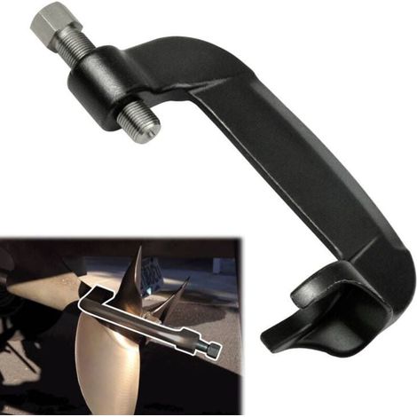 Extractor de hélice interior con abrazadera en C, compatible con ejes de 3/4'' a 1-1/8'' en esquís y wakeboards (1/4)