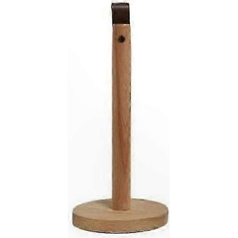 Vertikaler, wandmontierter Halter aus Holz für Küchen- und Badezimmerrollen, Handtuchhalter aus Holz, Toilettenpapierablage, Rollenorganizer, praktischer Halter für Zuhause. (1/5)