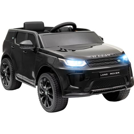 Coche eléctrico, control remoto, características de seguridad, negro. (1/2)