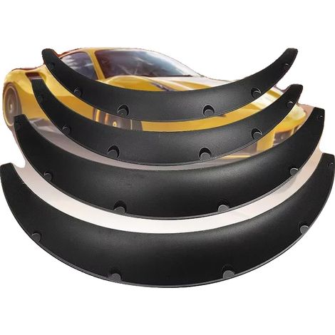Extensiones de guardabarros, material de poliuretano, dimensiones delanteras 830 mm x 365 mm, dimensiones traseras 750 mm x 325 mm, compatibilidad universal, peso del artículo 830 g (1/5)