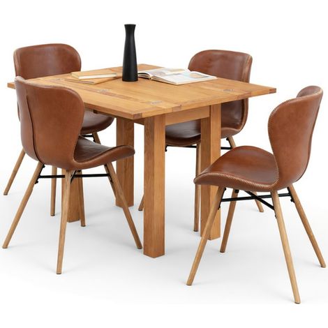 Conjunto de mesas y sillas para comedor Norsica 699 , 75x45x100cm, Diámetro: 0, Número de asientos: 4, Estilo: Contemporary