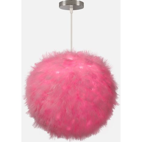 30CM Romantic Pendant Lights Feather Pendant Light Modern Chandelier E27 Nordic Pendant Lights Pink