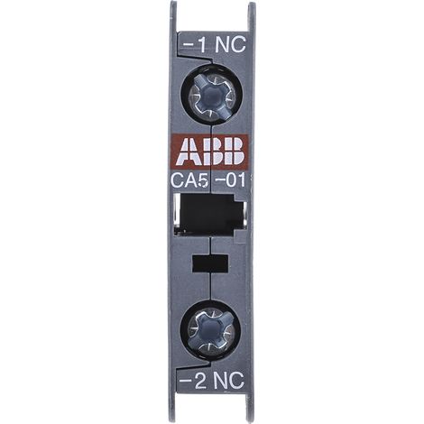 Bloc de contact auxiliaire ABB 1 contact 1 NF à vis CA5 ( Prix pour 1 ) (1/3)
