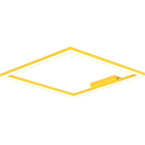 LUMICOM  FRAME Plafoniera, STRIP LED, 46W/m, 4000K, metallo, giallo, L60cm (1/2)