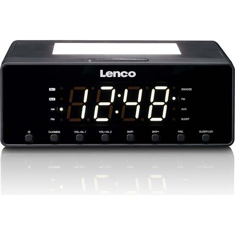 FM-Radiowecker mit LED-Anzeige und Nachtlicht
