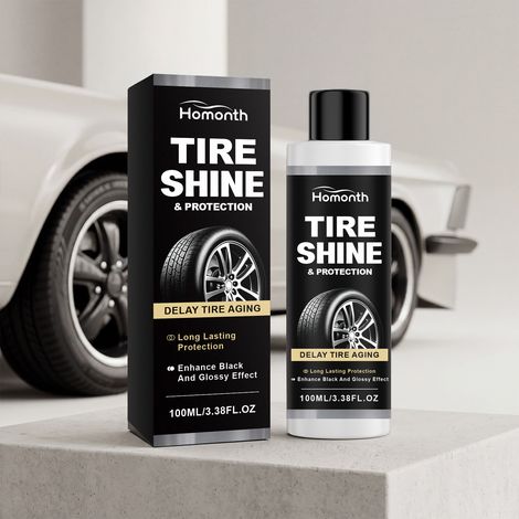 Tire shine enhancer for daily polishing, maintenance, and refurbishment of car tires - 100ml -- BIEMMEDUE (1/5)