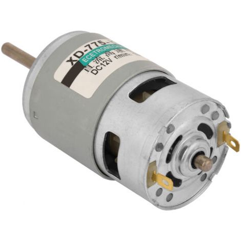 Moteur 775 à grande vitesse, 80 W, couple élevé, arbre d'extension, moteur CC (12 V, 10 000 tr/min) (1/5)