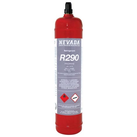 BOMBOLETTA GAS REFRIGERANTE R290 370G Misura: 370 gr.