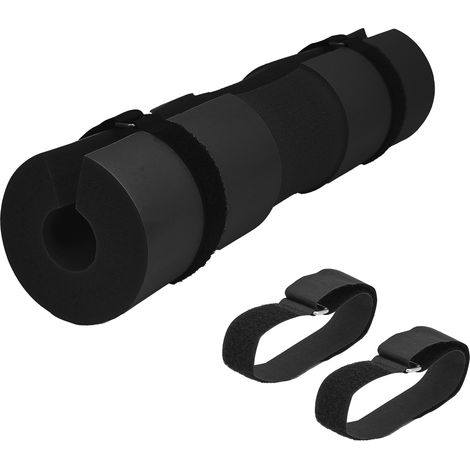 Coussin de Protection pour Barre de Musculation – Mousse Épaisse Antidérapante, Soulage Nuque et Épaules – Idéal pour Squats, Hip Thrusts et Fentes – Noir (1/5)