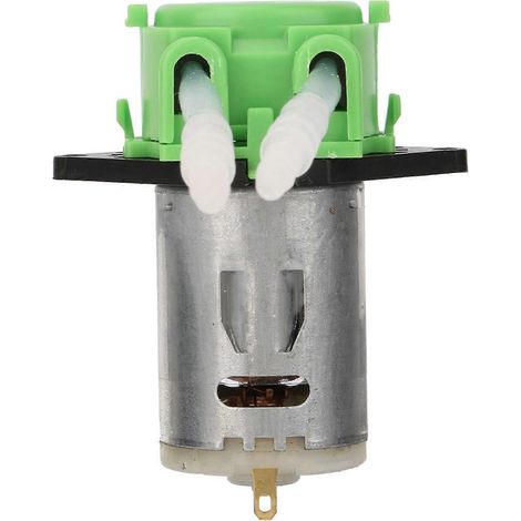 12V 35 Dosierpumpe DIY Peristaltikschlauchkopf für Aquarienlabor-Chemieanalyse (grün)