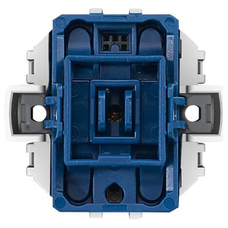 Busch-Jaeger Accoppiamento pulsante 1/2-posto con accoppiatore bus integrato con spia di controllo, LED 24 V KNX (TP) (6108/06-AP), 2CKA006133A0224