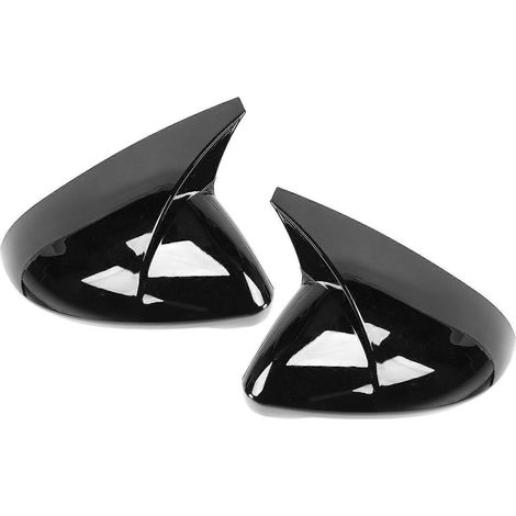 Housse de protection de rétroviseur latéral arrière, capot en forme de corne, pour VW Golf MK7/MK7.5 GTD R (2013-2020), noir. (1/4)