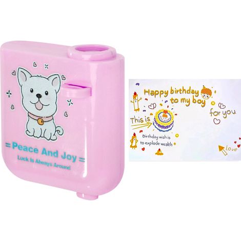 Projecteur Mini Anniversaire Lumière Projection Enfant Portable Lampe Rose pour Fêtes Maison
