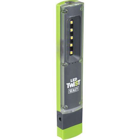 Sealey LED201G LED Twist Rechargeable Inspection Light 1W & 1W SMD (1/5)