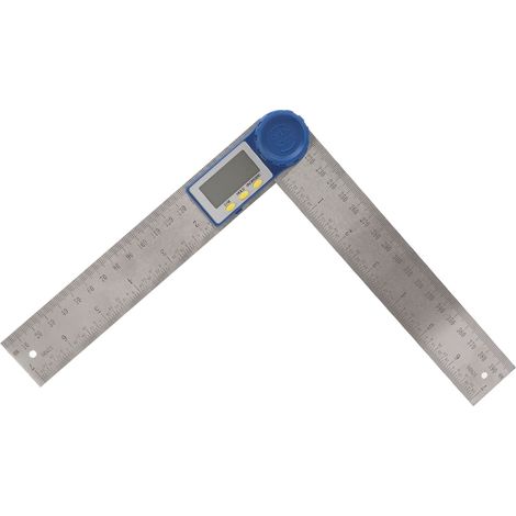 Rapporteur numérique multifonctionnel, règle d'angle en acier inoxydable, mesureur de pente, outil de menuiserie, goniomètre. (1/5)