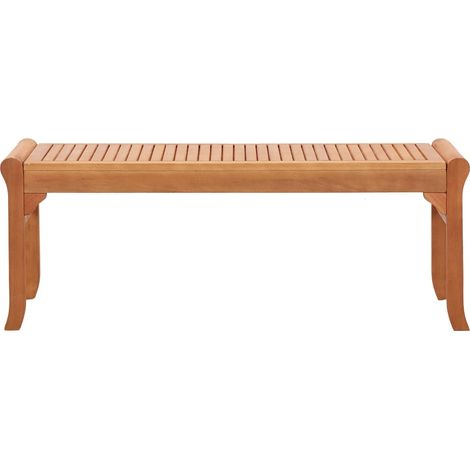 Banc de jardin Banc extérieur Banquette de jardin 2 places 120 cm Bois d'eucalyptus solide (1/5)