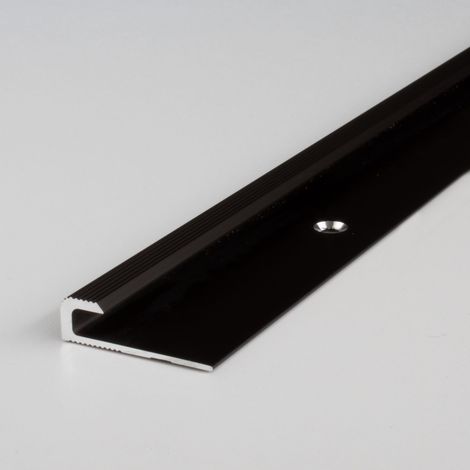 PROVISTON Einfass- & Abschlussprofil Aluminium 30 x 5 x 1000 mm Bronze Dunkel Einschubprofil Abschlussleiste Bodenprofil