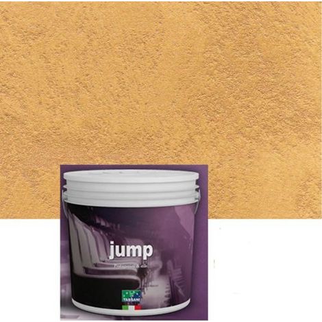 JUMP TASSANI PITTURA DECORATIVA EFFETTO SABBIATO FINITURA METALLICA Oro,1 lt