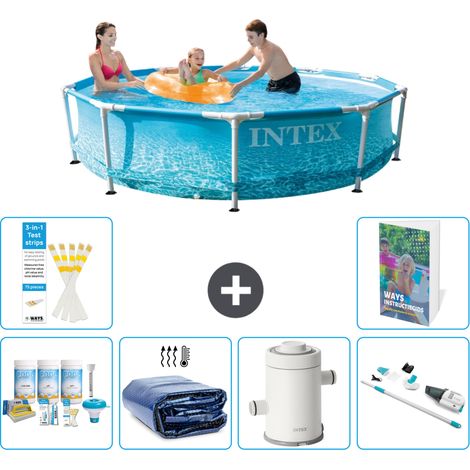 Frame Pool Rund - 305x76 cm - 7-teilig S136