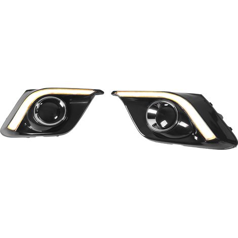 Feu de jour LED clignotant blanc bleu jaune 3 couleurs 70-90LM pour Mazda3 Axela 2013-2016, phare de signalisation remplacement (1/5)