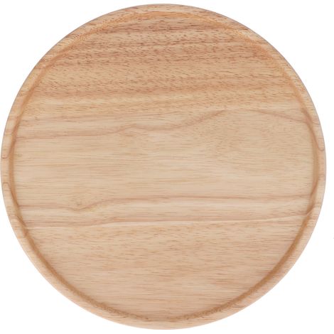 Plateau à Pizza en Bois Naturel Résistant à la Chaleur - Plateau de Service pour Table Maison Restaurant (1/5)