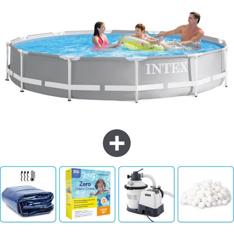Prism Frame Pool Rund - 366x76 cm - 5-teilig SCB70 (1/5)