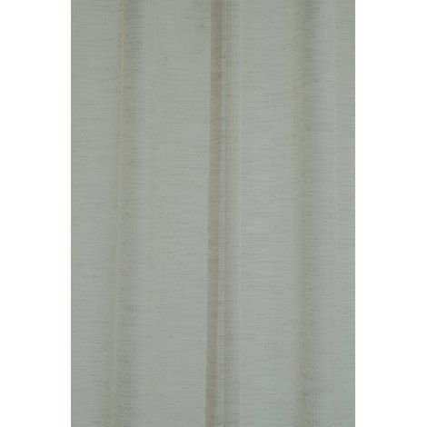 Rideau occultant uni beige 140x245cm polyester passants cachés (1/2)