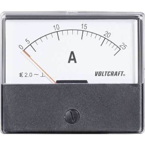 VOLTCRAFT AM-70X60/25A AM-70X60/25 A Strumento di misura da incasso AM-70X60/25A 25 A Magnete mobile